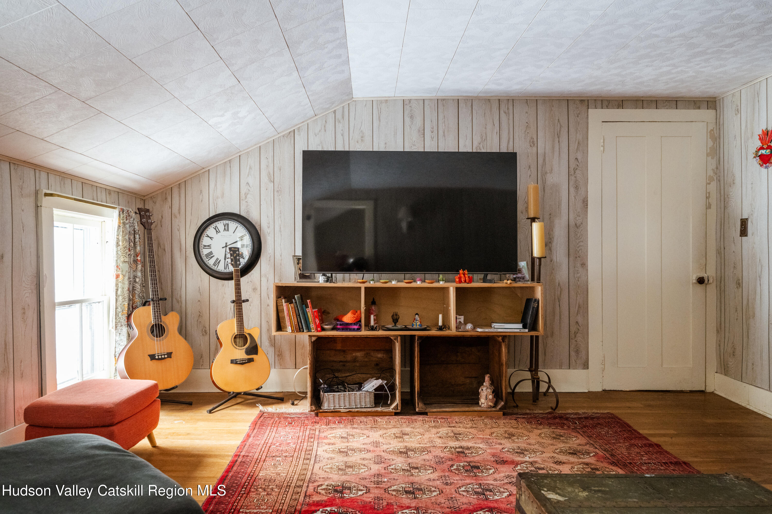 5020 Vega Mountain Road Roxbury, NY 12474 - Photo 15 of 31 a room with furniture and a flat screen tv