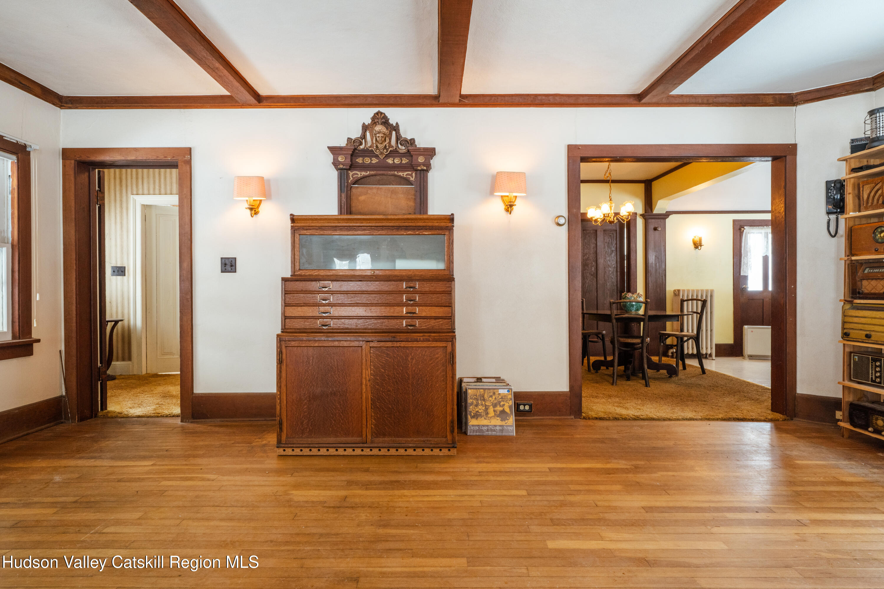 5020 Vega Mountain Road Roxbury, NY 12474 - Photo 9 of 31 a view of a room with wooden floor and furniture