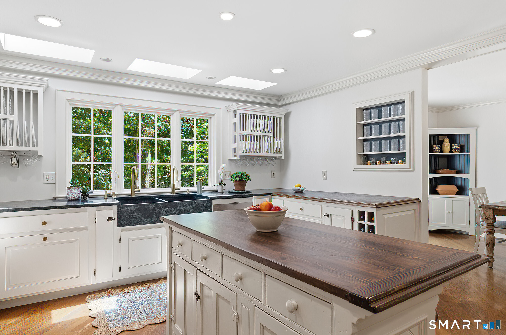 62 Blacksmith Ridge Road Ridgefield, CT 06877 - Photo 7 of 40 Kitchen with view out to back of the house
