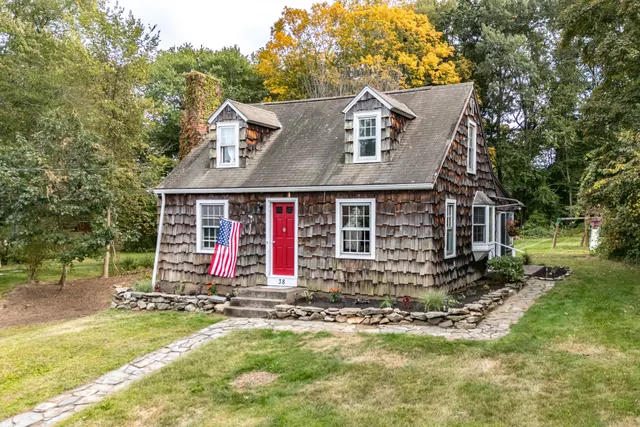 front view of house with a yard