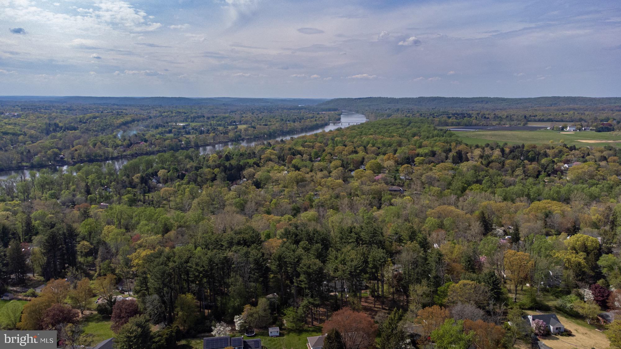48 Mountainview Court Ewing, NJ 08628 - Photo 59 of 63 an aerial view of a city and mountain view in back