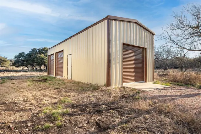 a view of a lake with a city