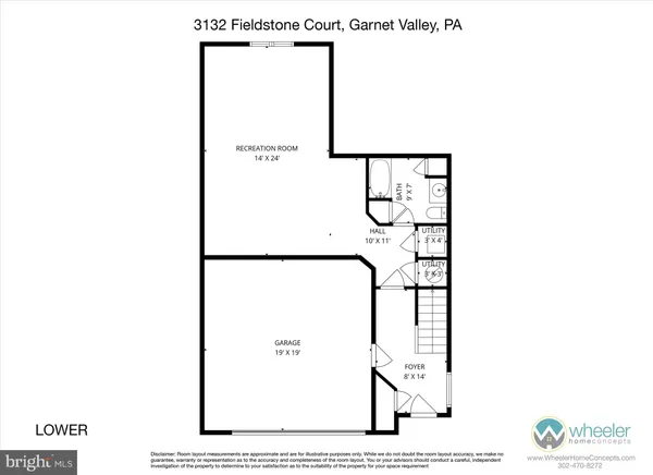 a picture of a floor plan