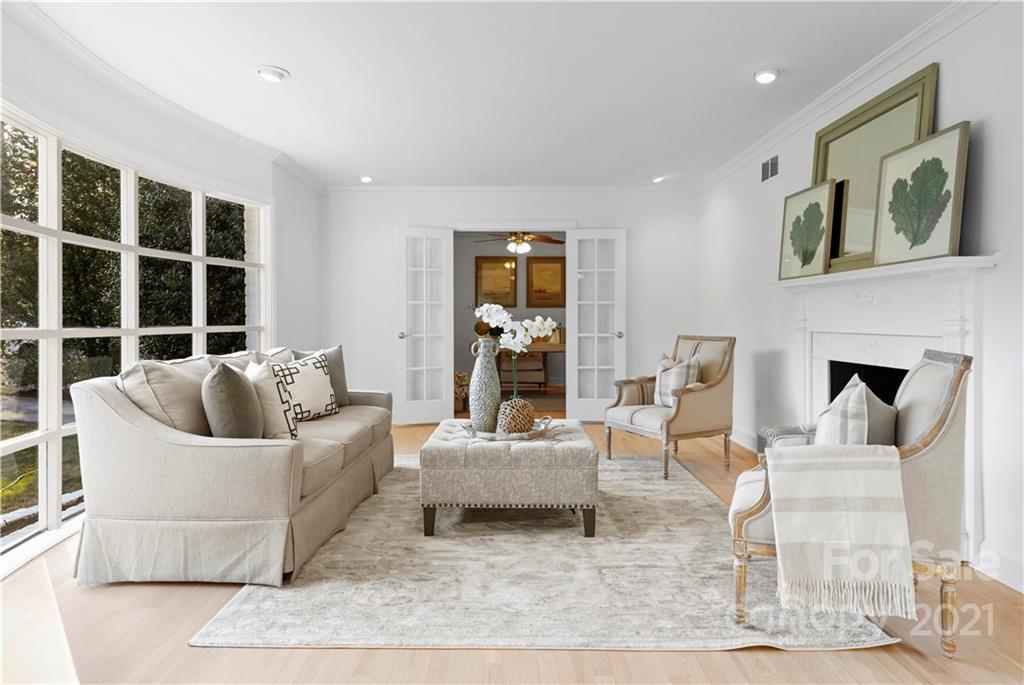 2326 Ferncliff Road Charlotte, NC 28211 - Photo 11 of 48 a living room with furniture and a large window