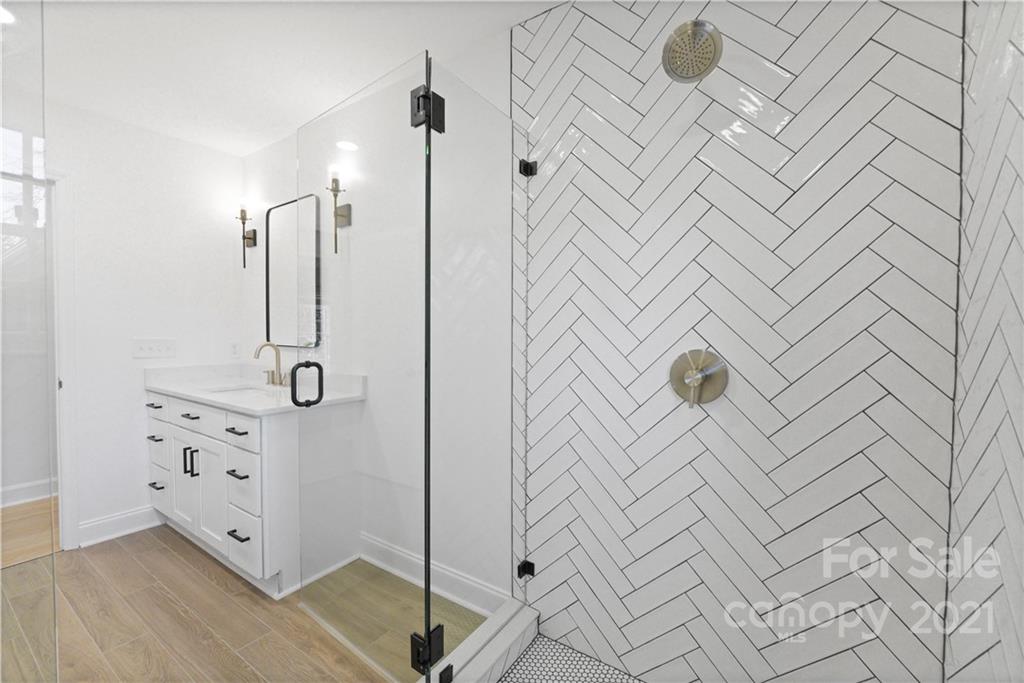 2326 Ferncliff Road Charlotte, NC 28211 - Photo 34 of 48 wooden floor with white walls