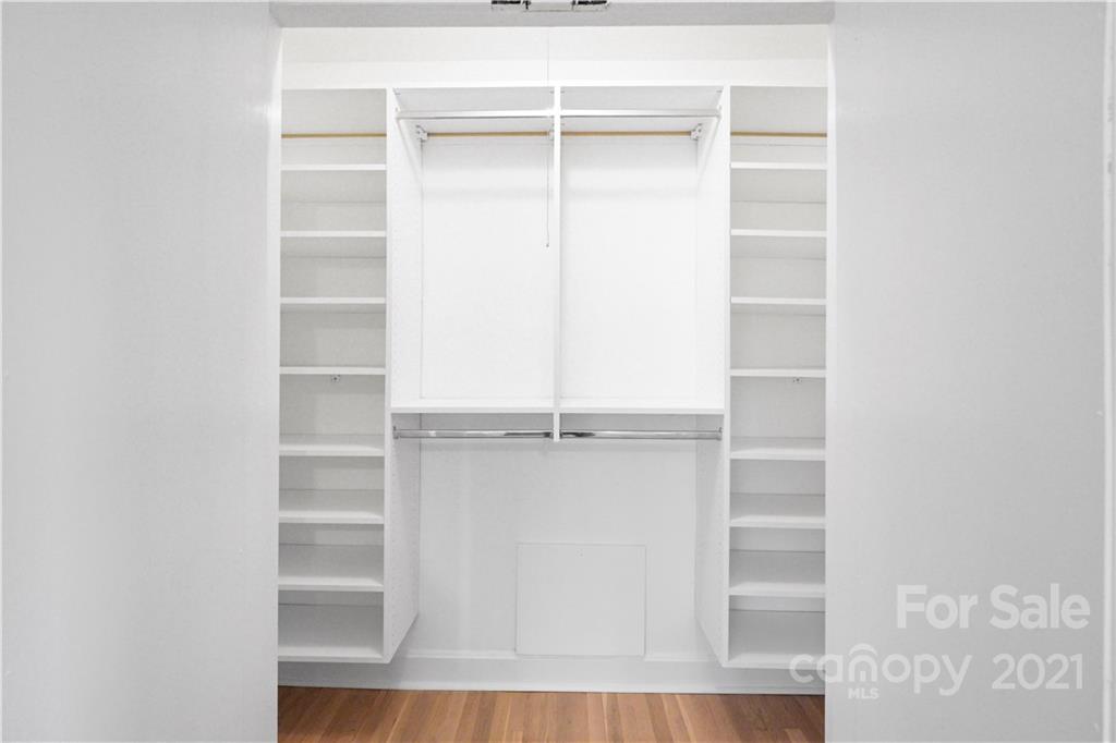 2326 Ferncliff Road Charlotte, NC 28211 - Photo 36 of 48 a view of closet area with empty racks