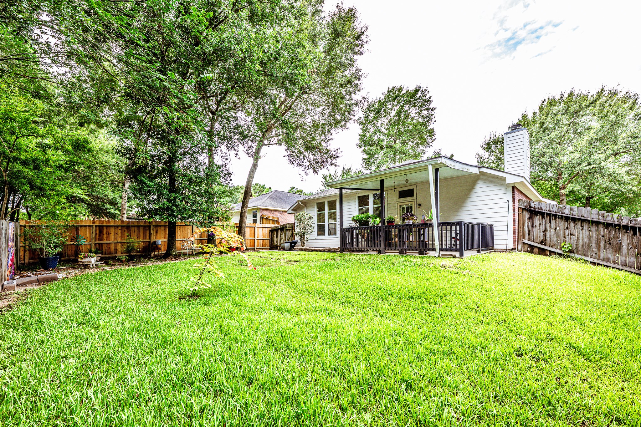 273 Sunset Path South Conroe, TX 77316 - Photo 40 of 45 Spacious, fenced yard! 273 Sunset Path S, 77316.