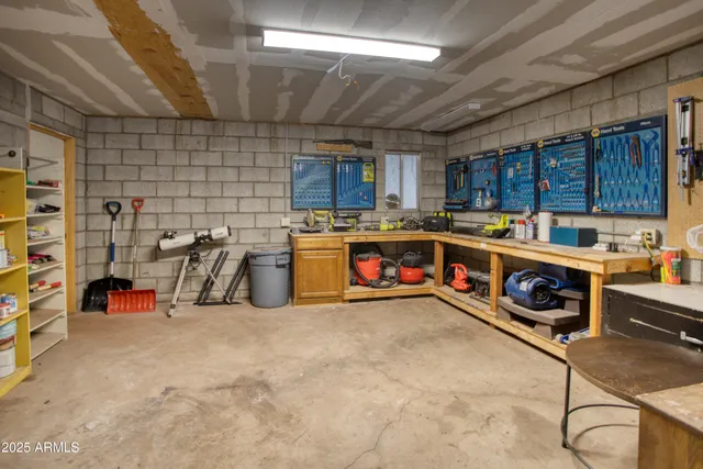 a view of a storage & utility room