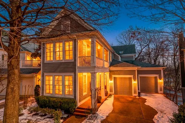 a house view with a outdoor space