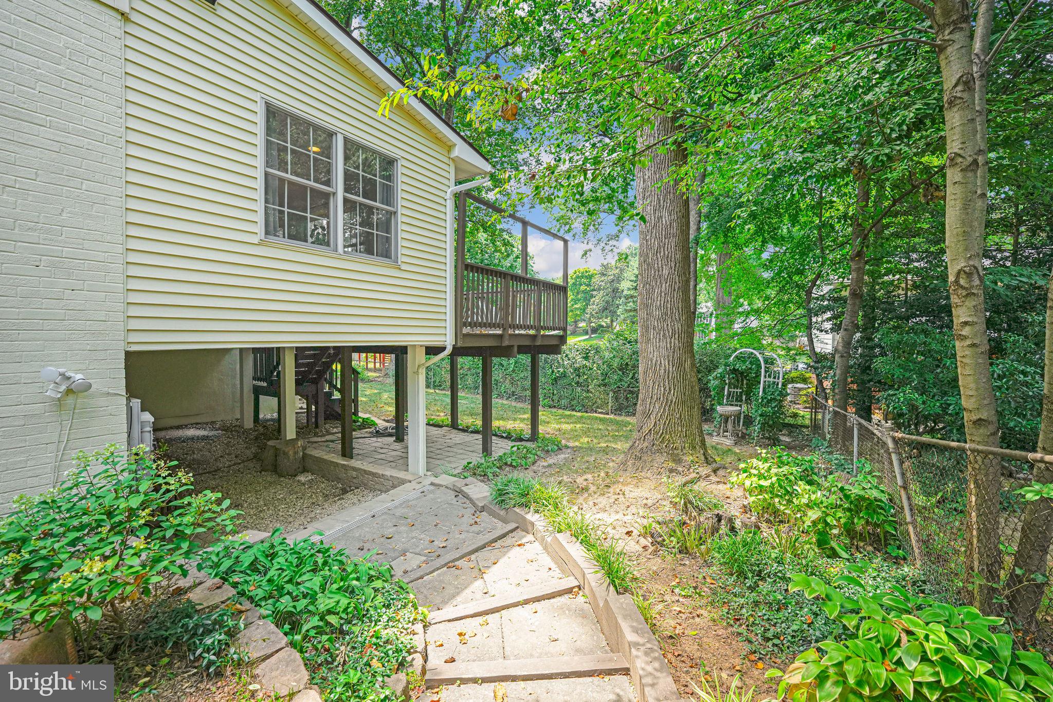 1708 Burning Tree Drive Vienna, VA 22182 - Photo 55 of 57 Landscaped pathway to lower level private entrance