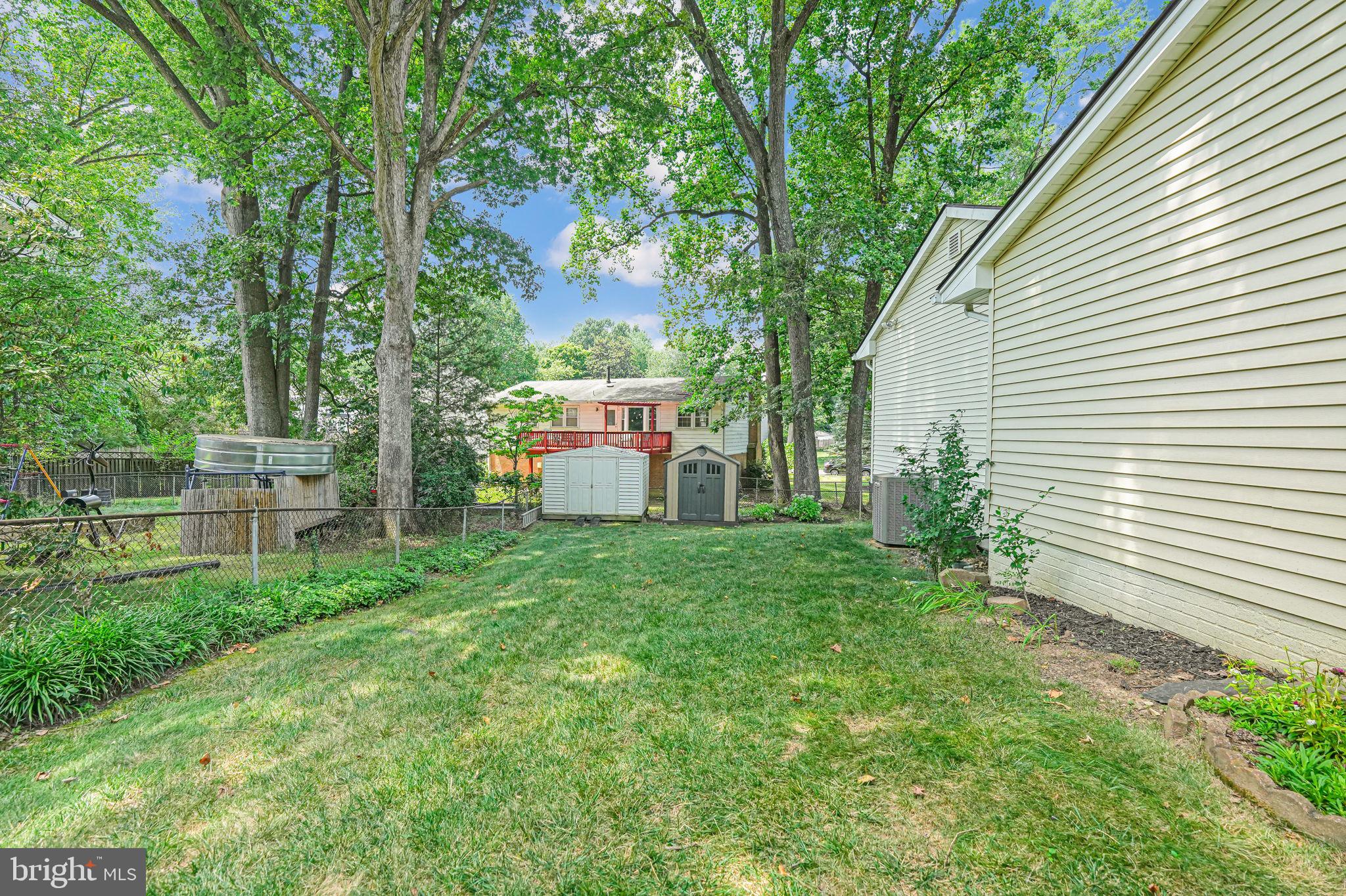 1708 Burning Tree Drive Vienna, VA 22182 - Photo 57 of 57 Fenced in yard, white shed conveys