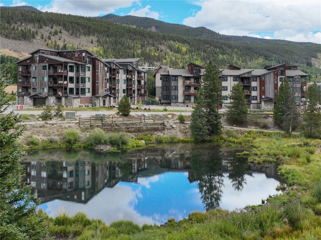 125 West Keystone Road, Unit 301 Keystone, CO 80435 - Photo 12 of 23 an aerial view of residential houses with outdoor space and lake view
