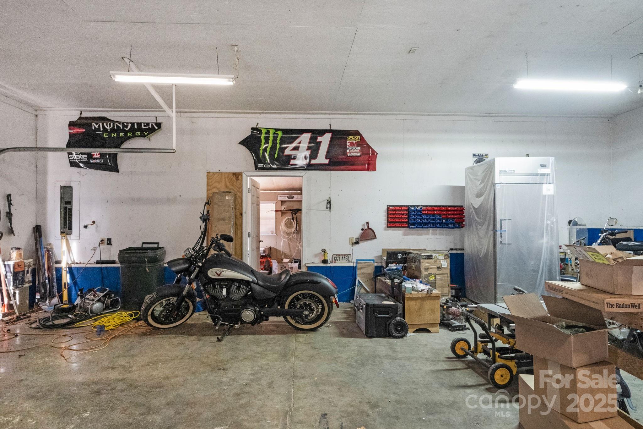 8891 Rock Hole Road Stanfield, NC 28163 - Photo 33 of 35 a view of a room with gym equipment