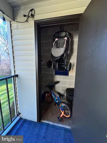 a view of storage and utility room