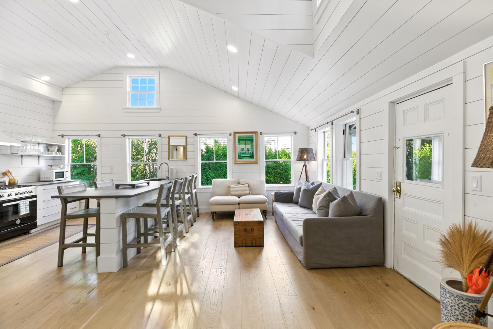 17 New Street Nantucket, MA 02554 - Photo 20 of 31 a living room with furniture and a large window