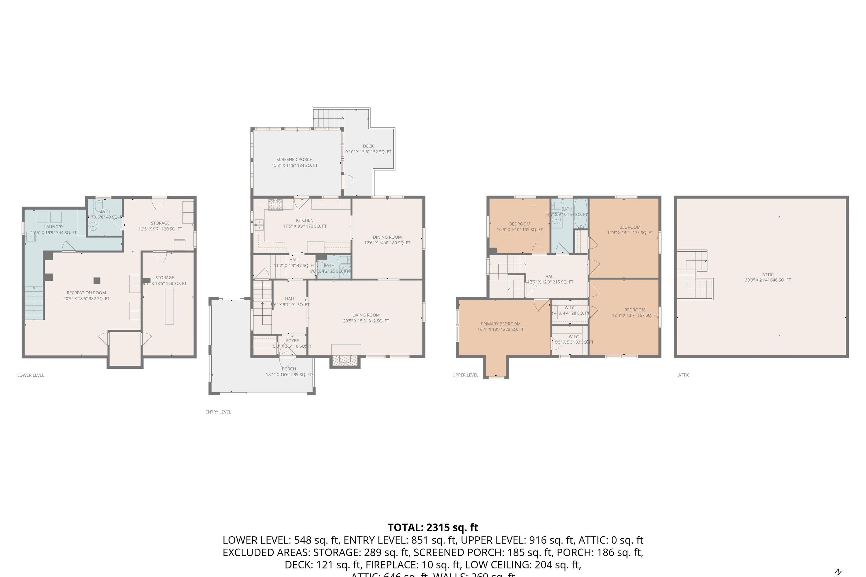 3207 White Oak Road Southwest Roanoke, VA 24014 - Photo 48 of 48 48-Floor Plan