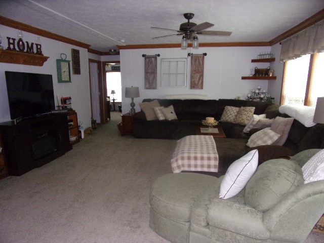 249 Van Road Cranberry, PA 16319 - Photo 34 of 46 a living room with furniture and a flat screen tv