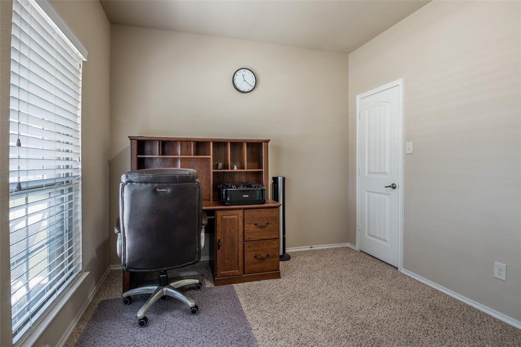 504 Rocky Pine Road McKinney, TX 75072 - Photo 6 of 36 Carpeted home office with baseboards