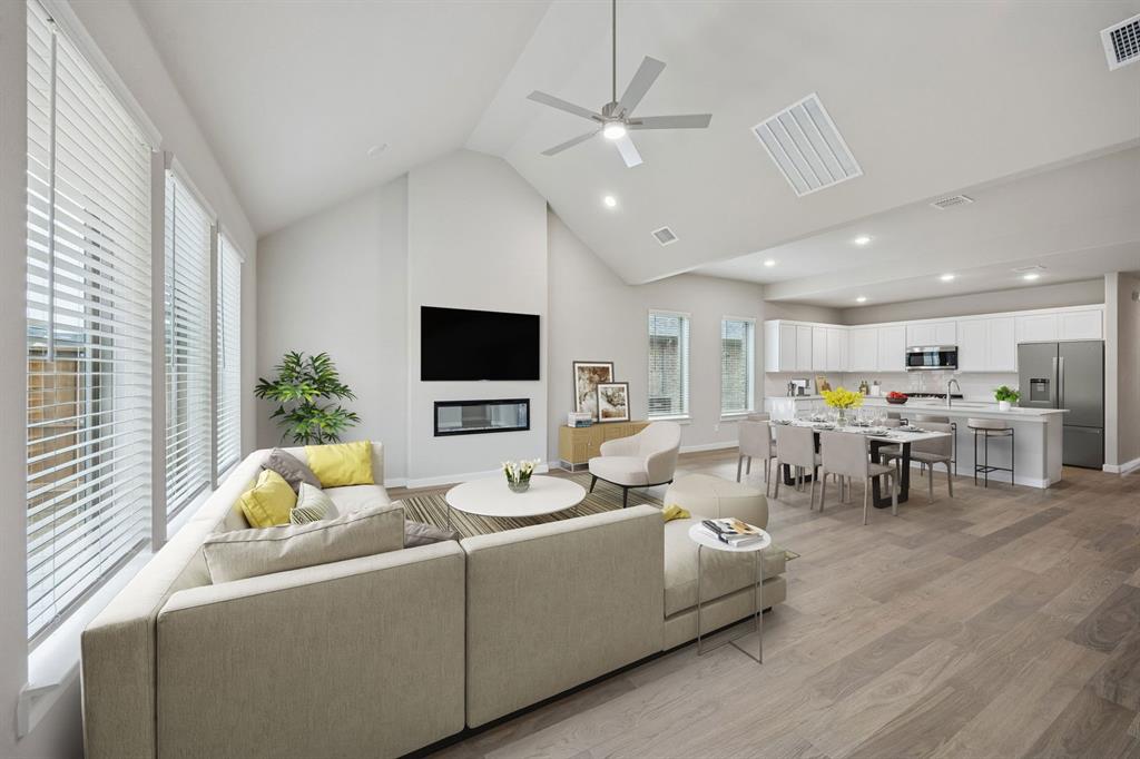 2109 Sunshining Road Princeton, TX 75407 - Photo 33 of 35 Open Floor Plan in the Stanley II home plan by Trophy Signature Homes – REPRESENTATIVE PHOTO