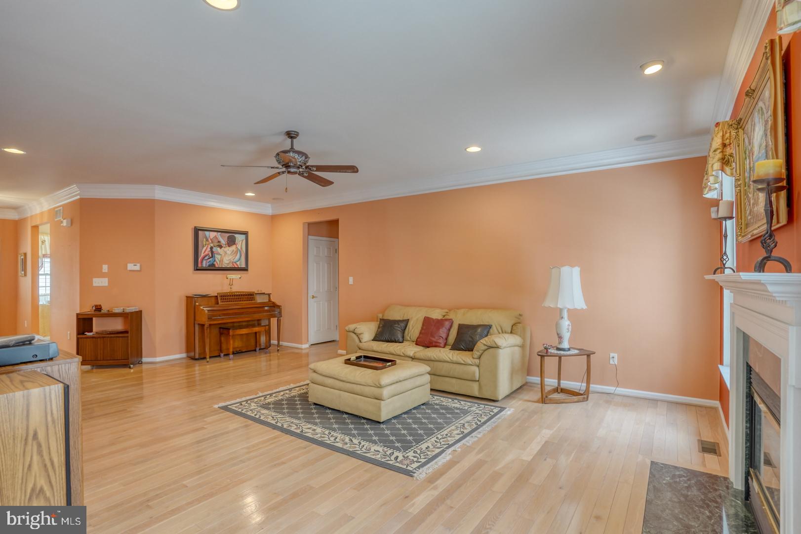78 Springmill Drive Middletown, DE 19709 - Photo 14 of 60 a living room with furniture fireplace and a flat screen tv