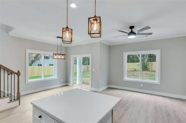 a view of a small space