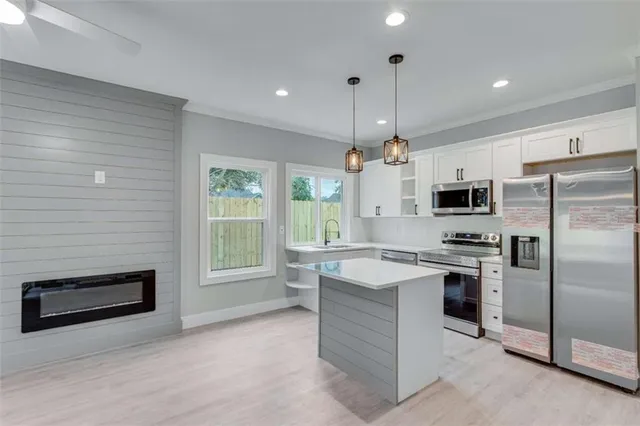 a view of a small space