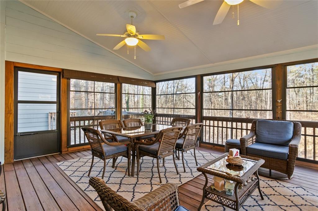 352 Woodbrook Crest Canton, GA 30114 - Photo 44 of 53 a view of a dining room with furniture window and outside view