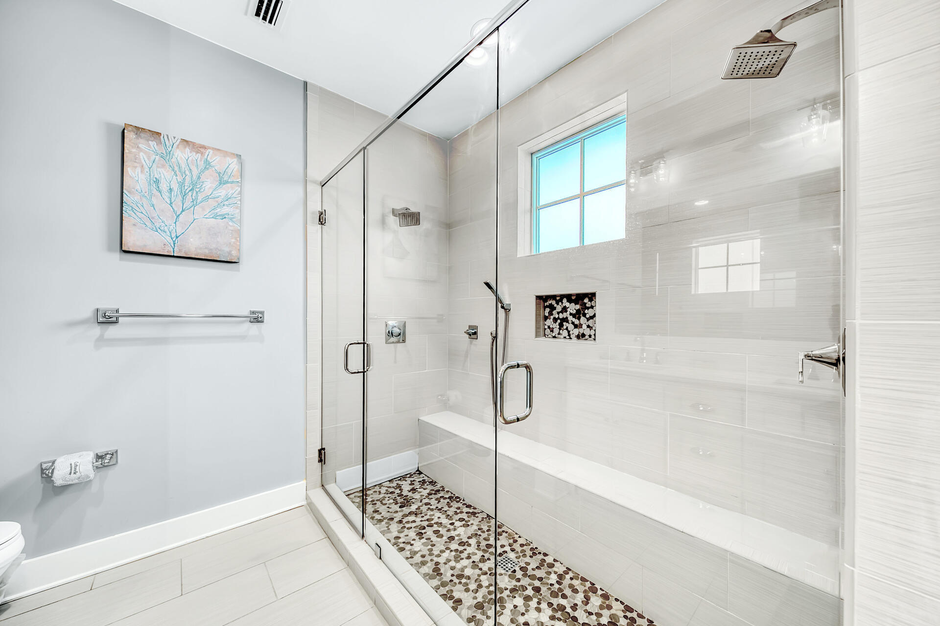 21 Beachcomber Ln Inlet Beach Inlet Beach, FL 32461 - Photo 34 of 60 a bathroom with a bathtub and a shower