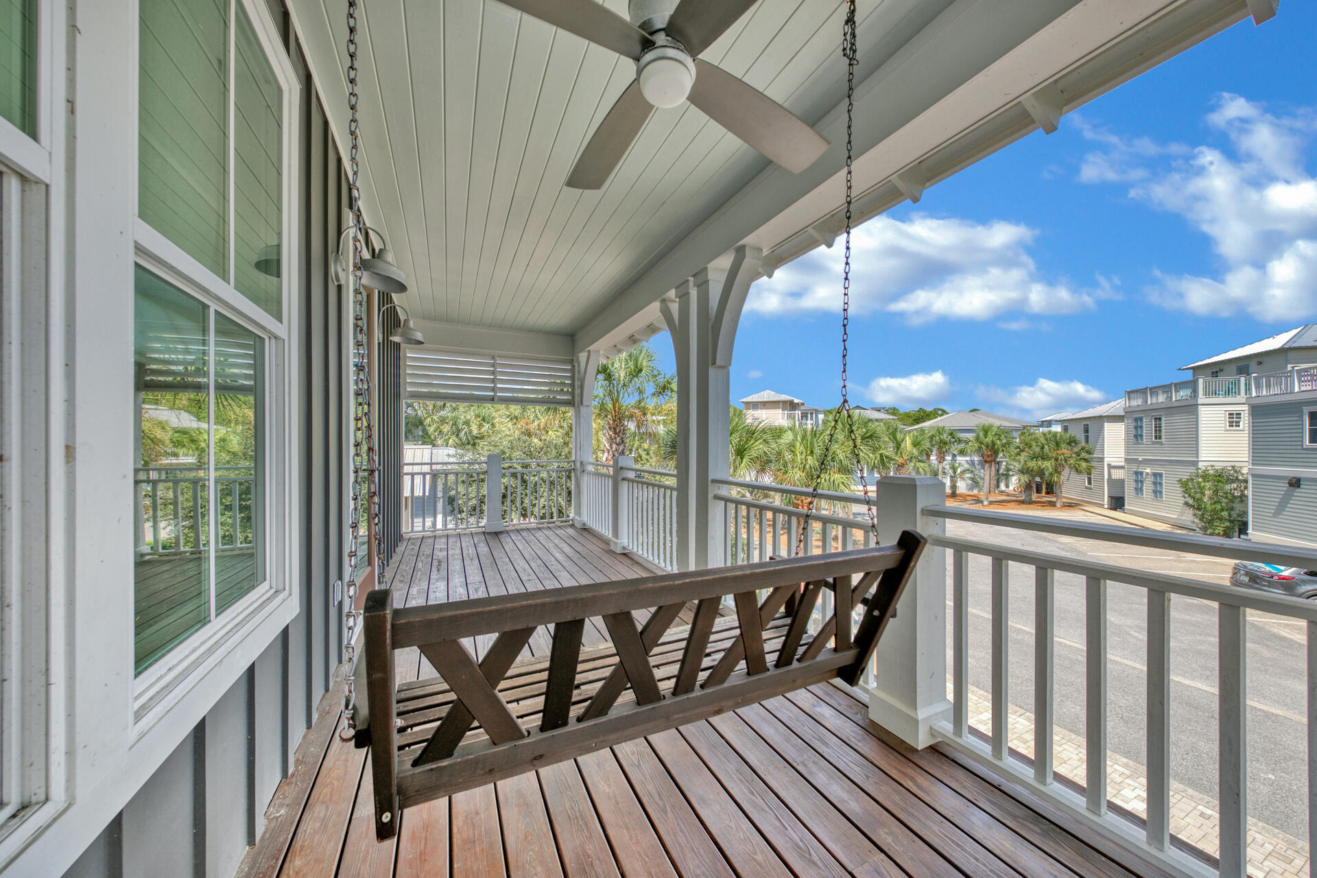 21 Beachcomber Ln Inlet Beach Inlet Beach, FL 32461 - Photo 40 of 60 a view of balcony with wooden floor