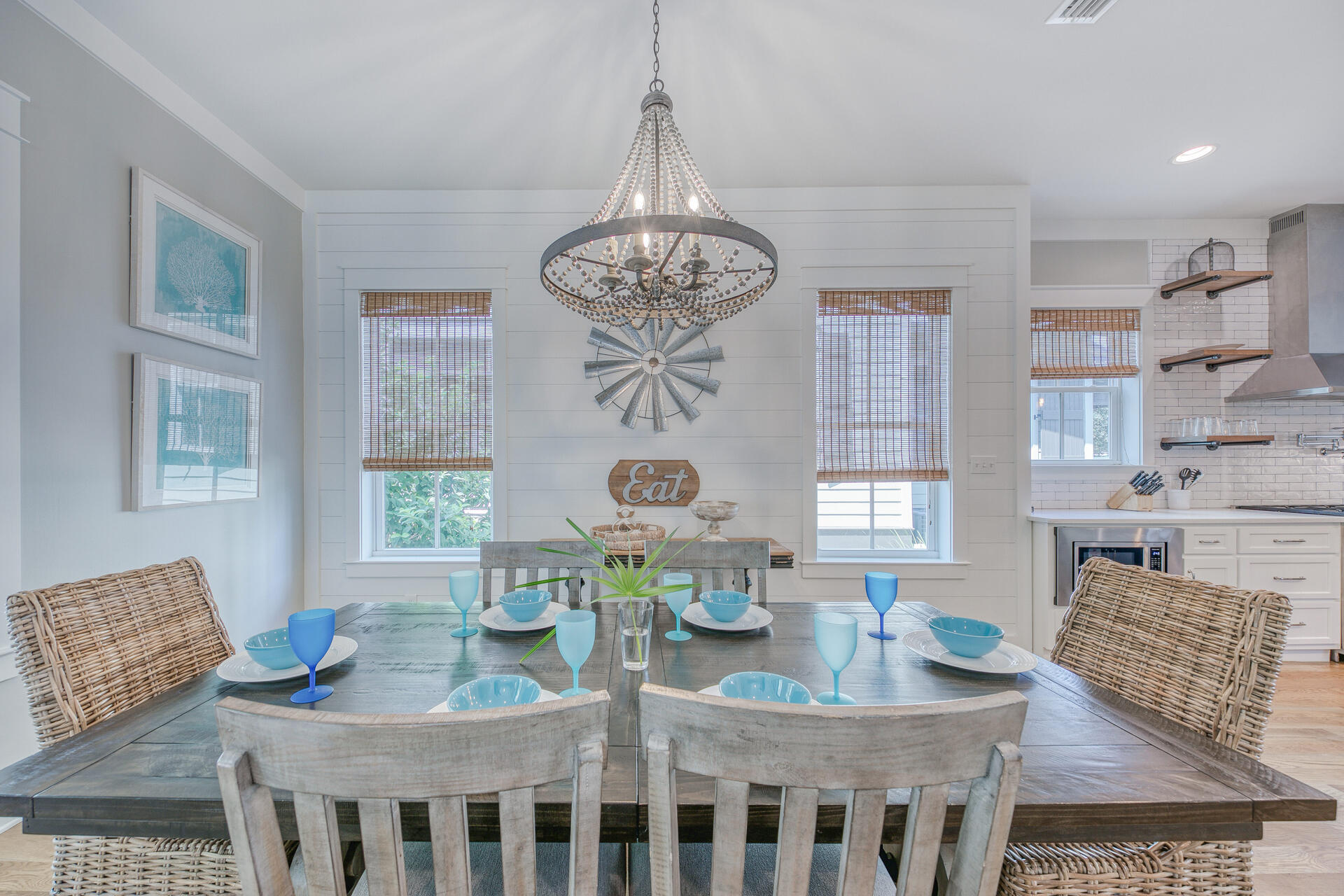 21 Beachcomber Ln Inlet Beach Inlet Beach, FL 32461 - Photo 4 of 60 a view of a dining room with furniture window and wooden floor