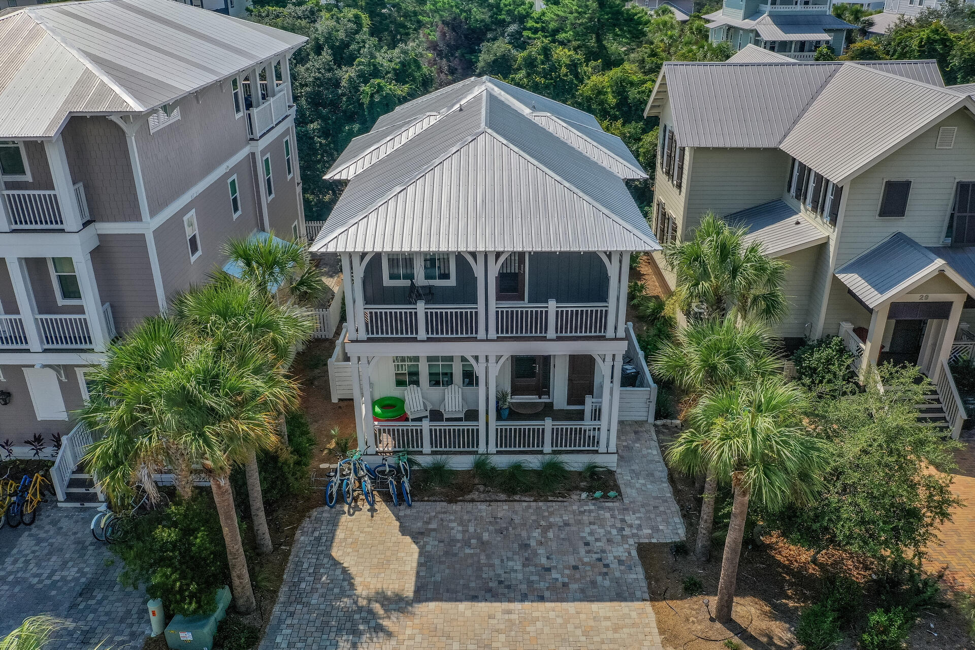 21 Beachcomber Ln Inlet Beach Inlet Beach, FL 32461 - Photo 47 of 60 an aerial view of a house