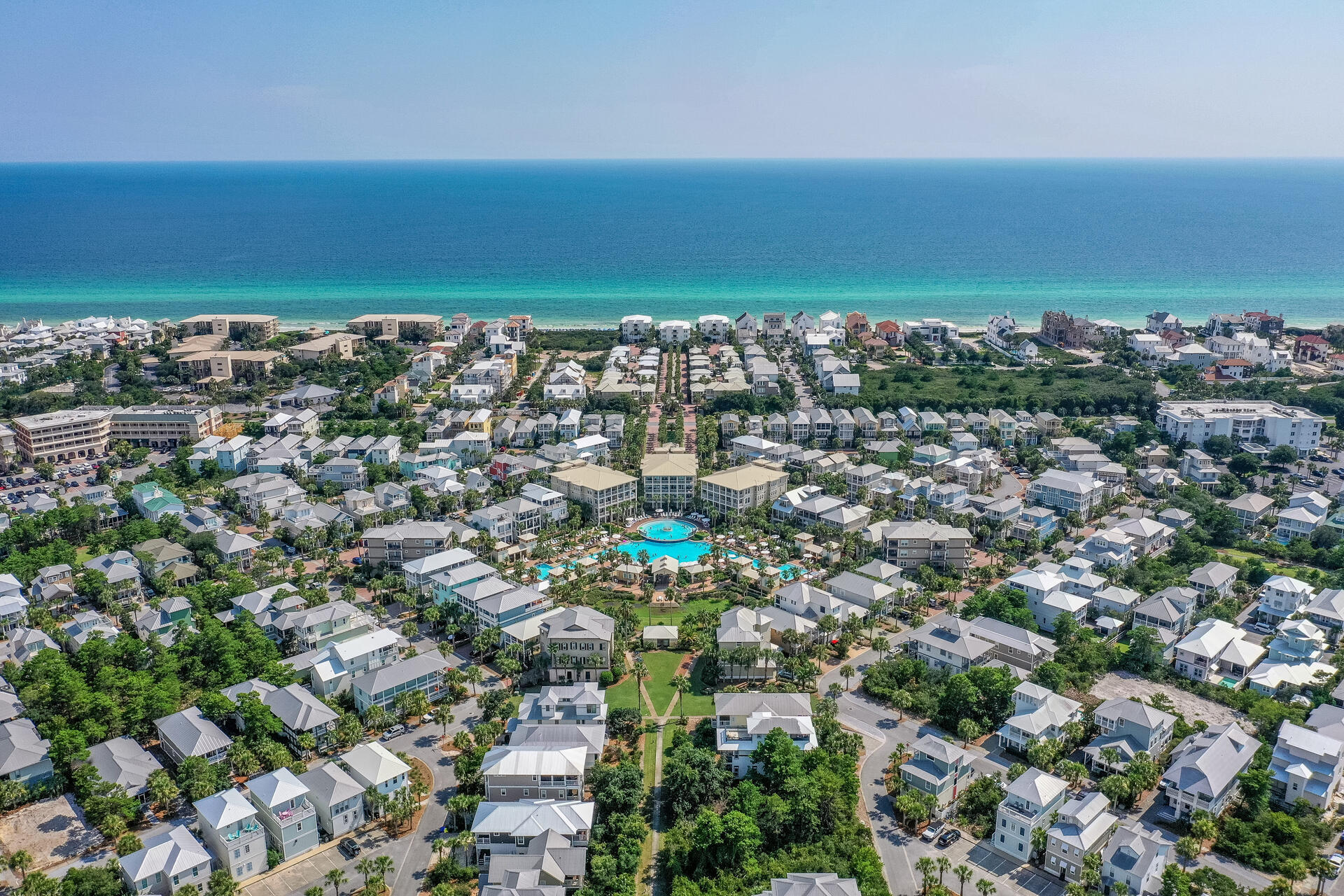 21 Beachcomber Ln Inlet Beach Inlet Beach, FL 32461 - Photo 48 of 60 an aerial view of a houses with a city view
