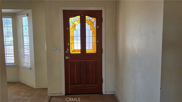 a view of an entryway door