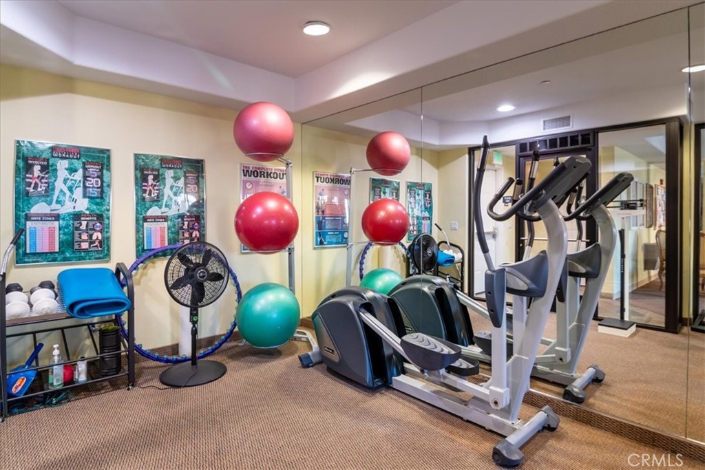 21345 Hawthorne Boulevard, Unit 217 Torrance, CA 90503 - Photo 26 of 41 a view of a room with gym equipment