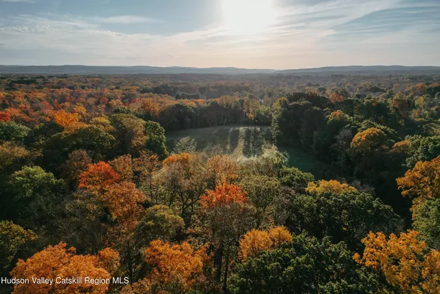 a view of lake with mountain