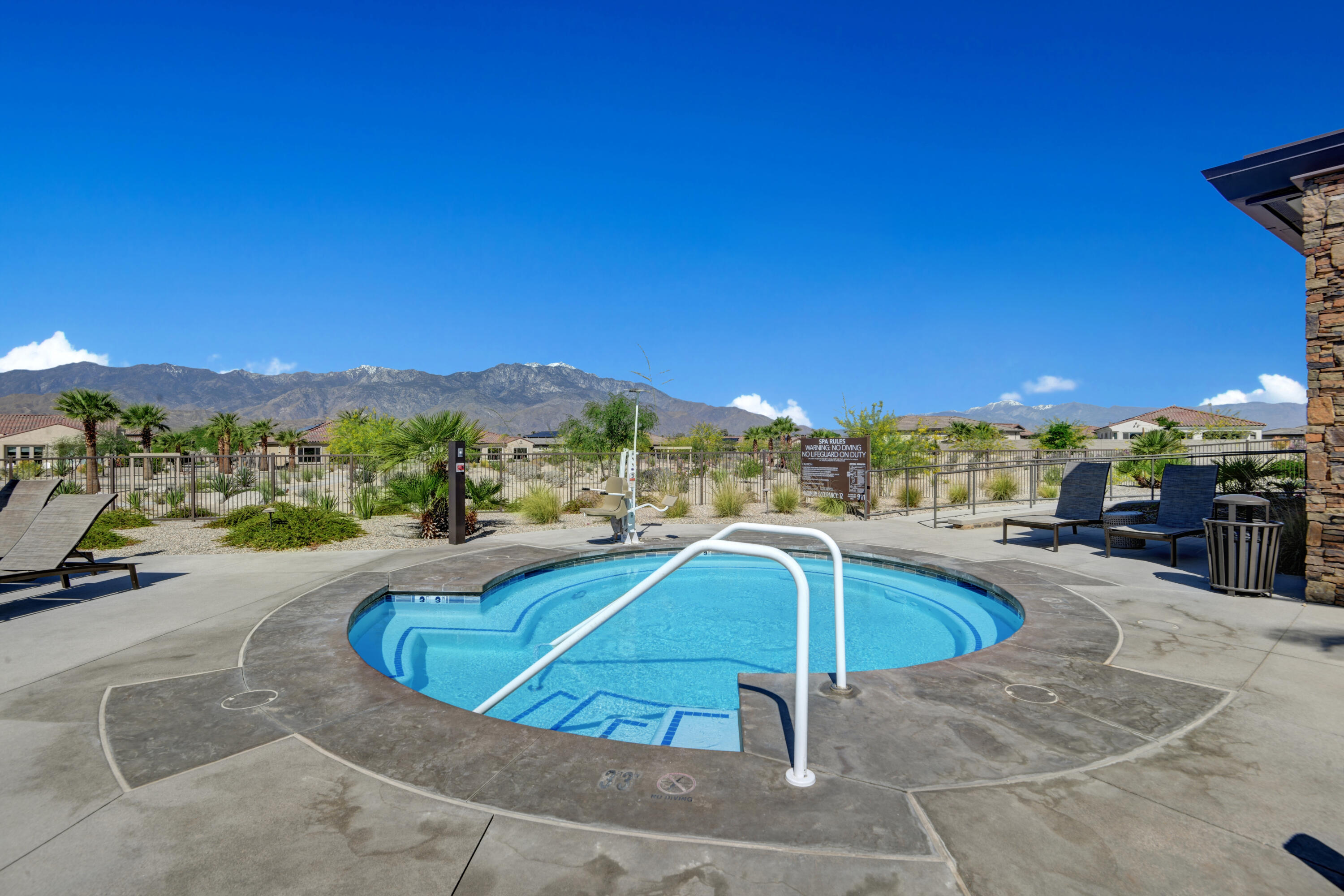 61 Claret Road Rancho Mirage, CA 92270 - Photo 32 of 37 CLUBHOUSE SPA TO MOUNTAINS