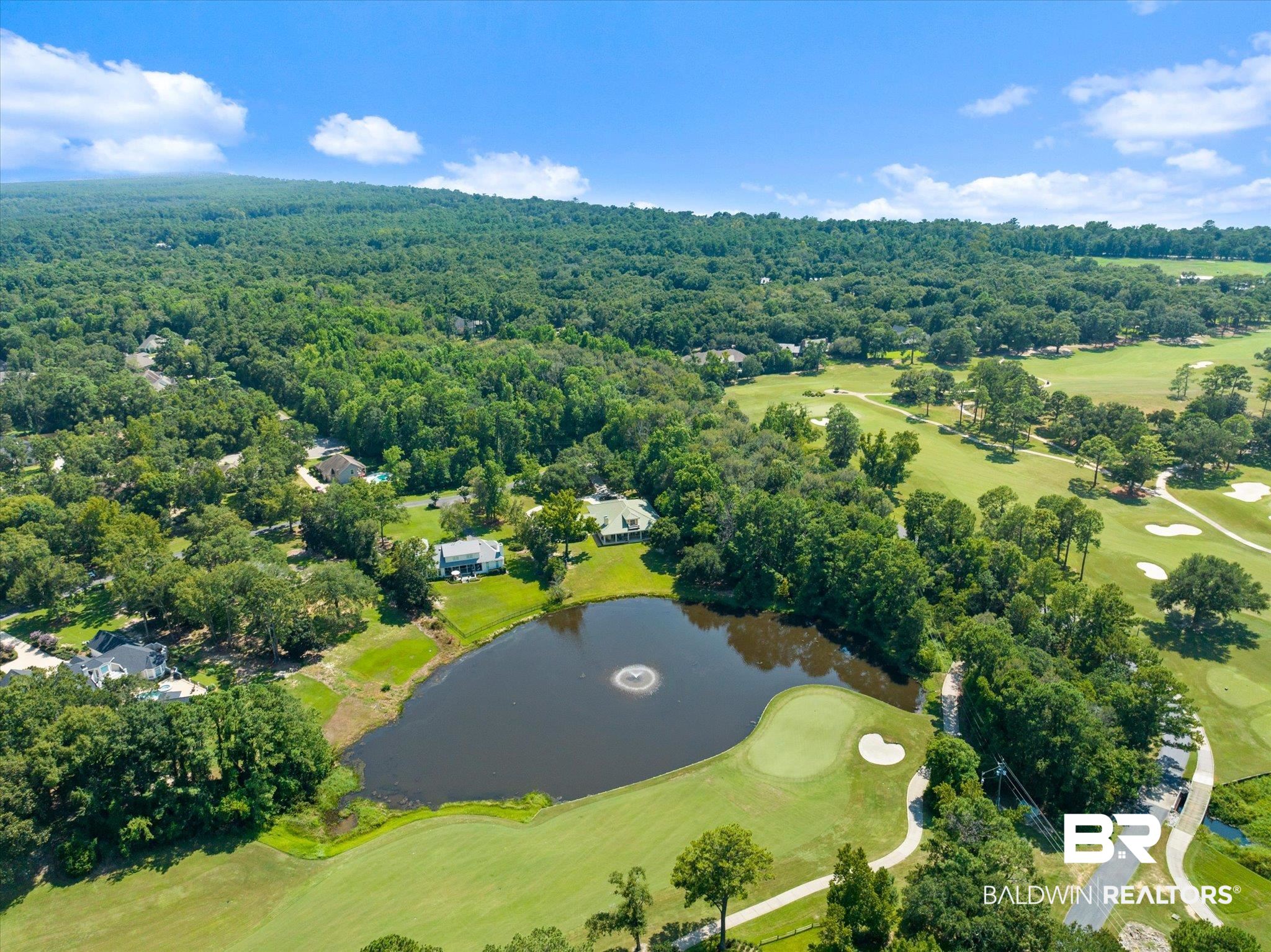 6341 Raintree Road Fairhope, AL 36532 - Photo 37 of 40 Bird's eye view featuring a water view