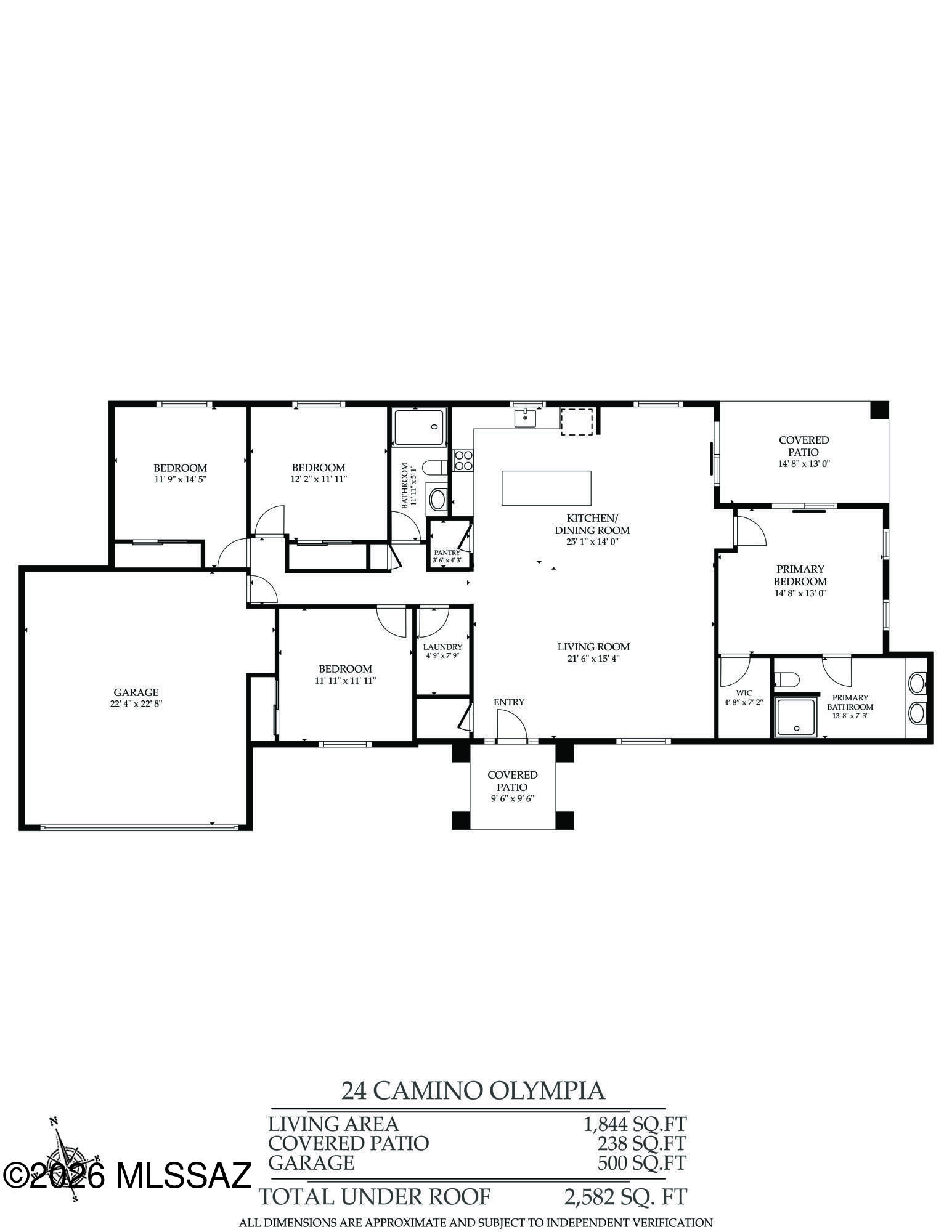 24 Camino Olympia Rio Rico, AZ 85648 - Photo 32 of 32 Floorplan