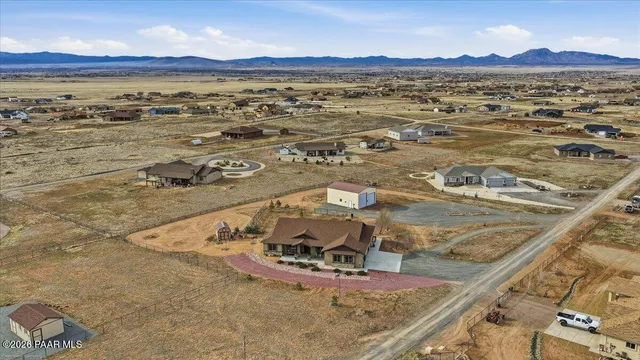 a view of a lake with a mountain
