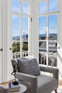 a aerial view of a house