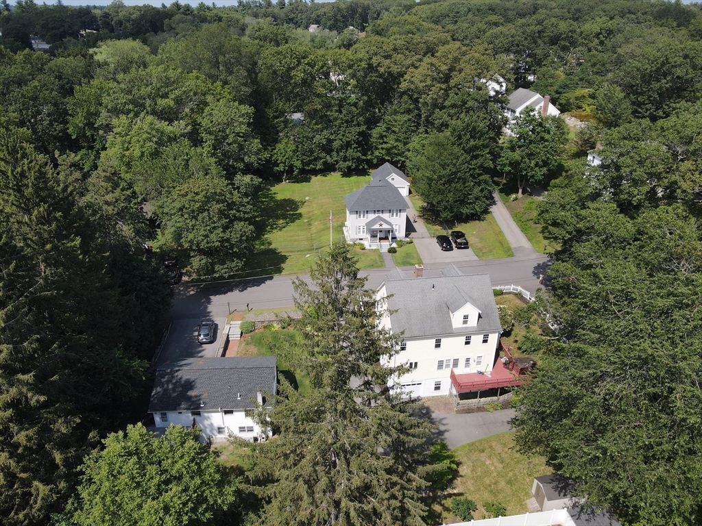 21 High Street Ayer, MA 01432 - Photo 40 of 41 an aerial view of a house with yard swimming pool and outdoor seating