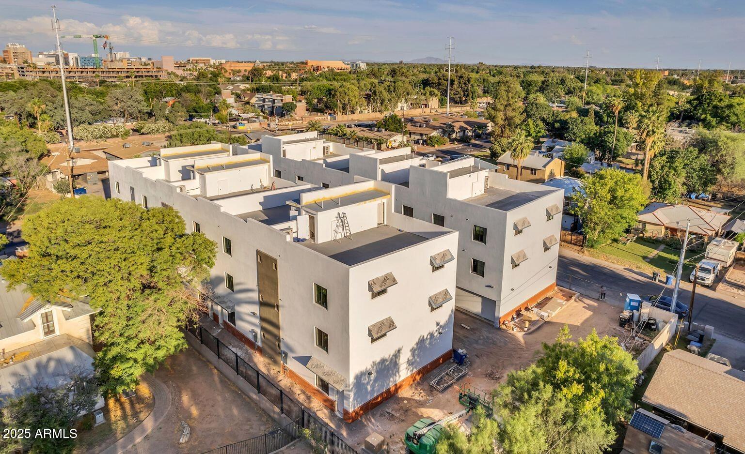 838 South Farmer Avenue Tempe, AZ 85281 - Photo 12 of 14 an aerial view of multiple houses with a yard