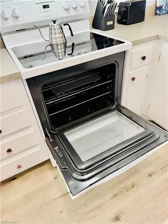 a close up of a stove