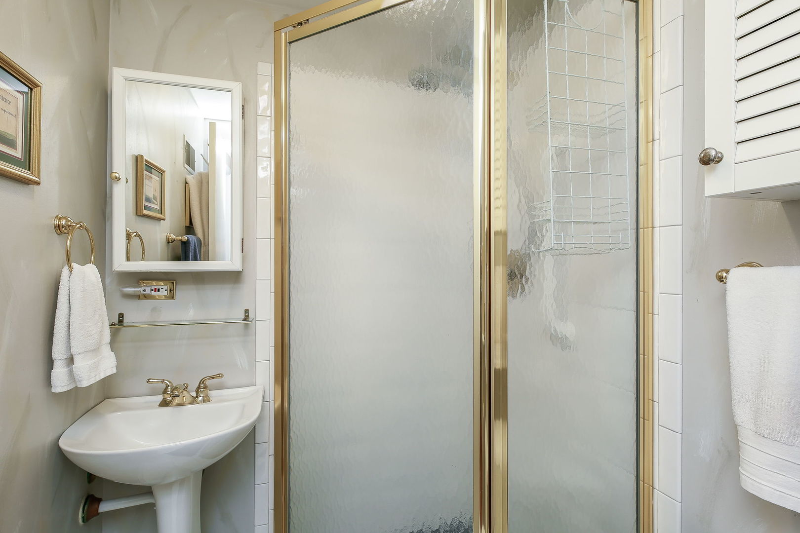 5924 Carpenter Street Downers Grove, IL 60516 - Photo 22 of 28 a bathroom with a sink and a mirror