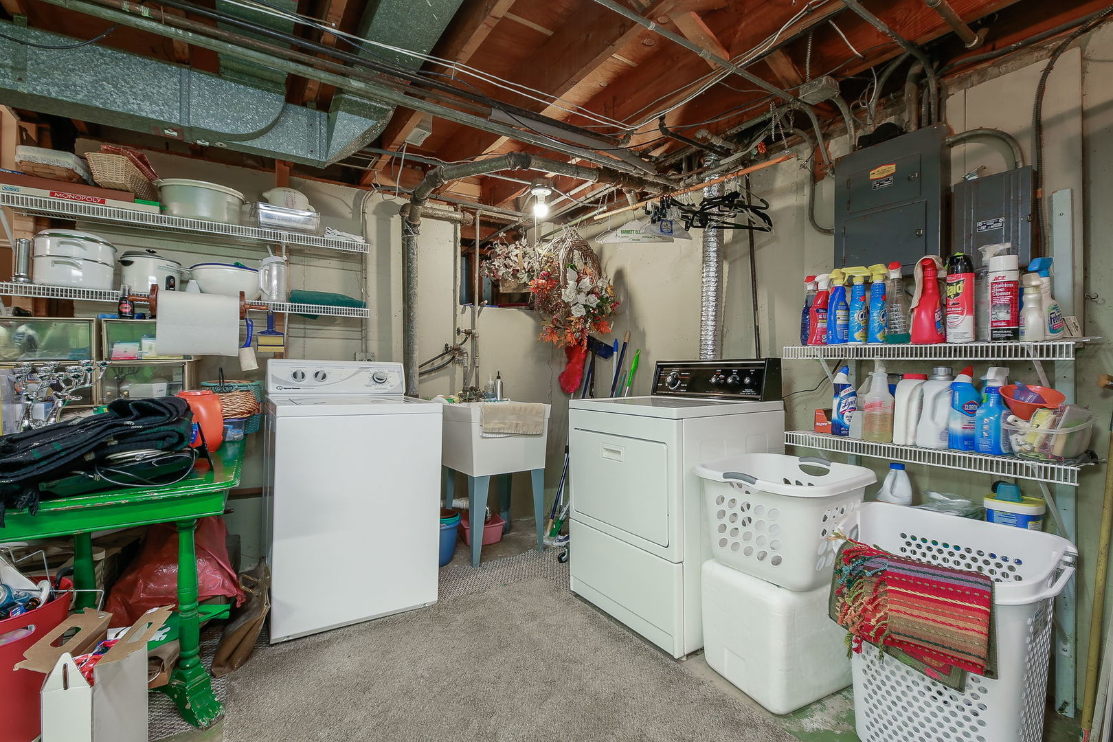 5924 Carpenter Street Downers Grove, IL 60516 - Photo 23 of 28 a utility room with dryer and washer