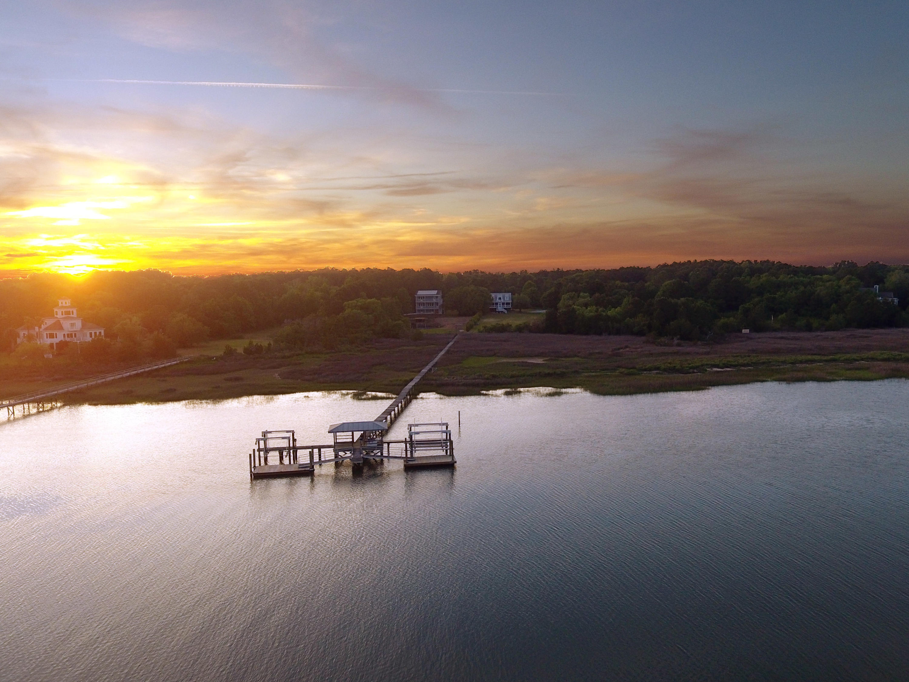 7951 Doar Road Awendaw, SC 29429 - Photo 45 of 47 Sunset-Dock2