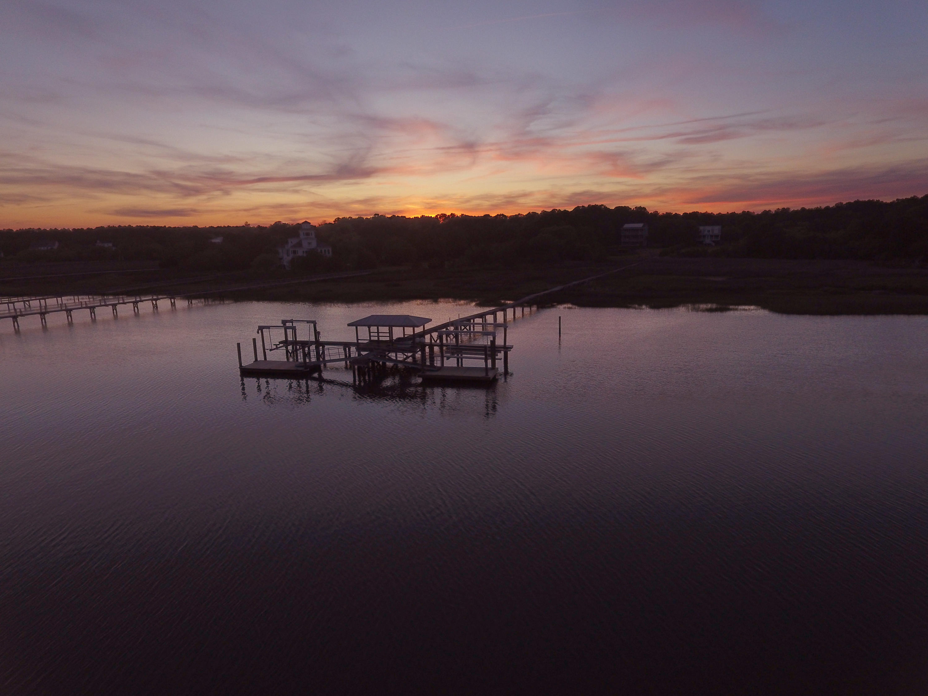 7951 Doar Road Awendaw, SC 29429 - Photo 46 of 47 Sunset-Dock