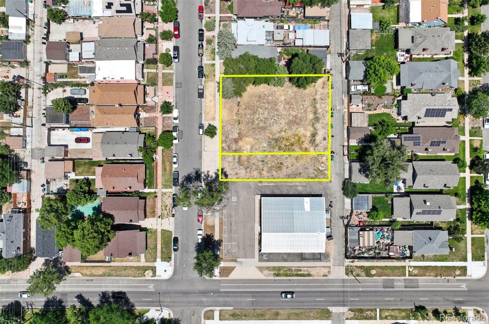 3216 North High Street Denver, CO 80205 - Photo 2 of 6 an aerial view of multiple houses
