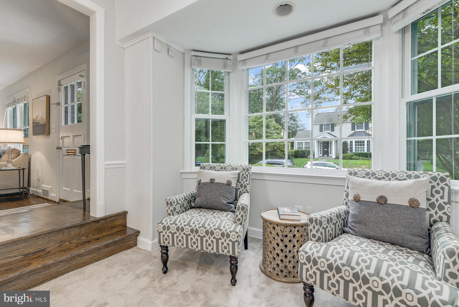 5705 Harwick Road Bethesda, MD 20816 - Photo 29 of 56 Den with bay window overlooking front