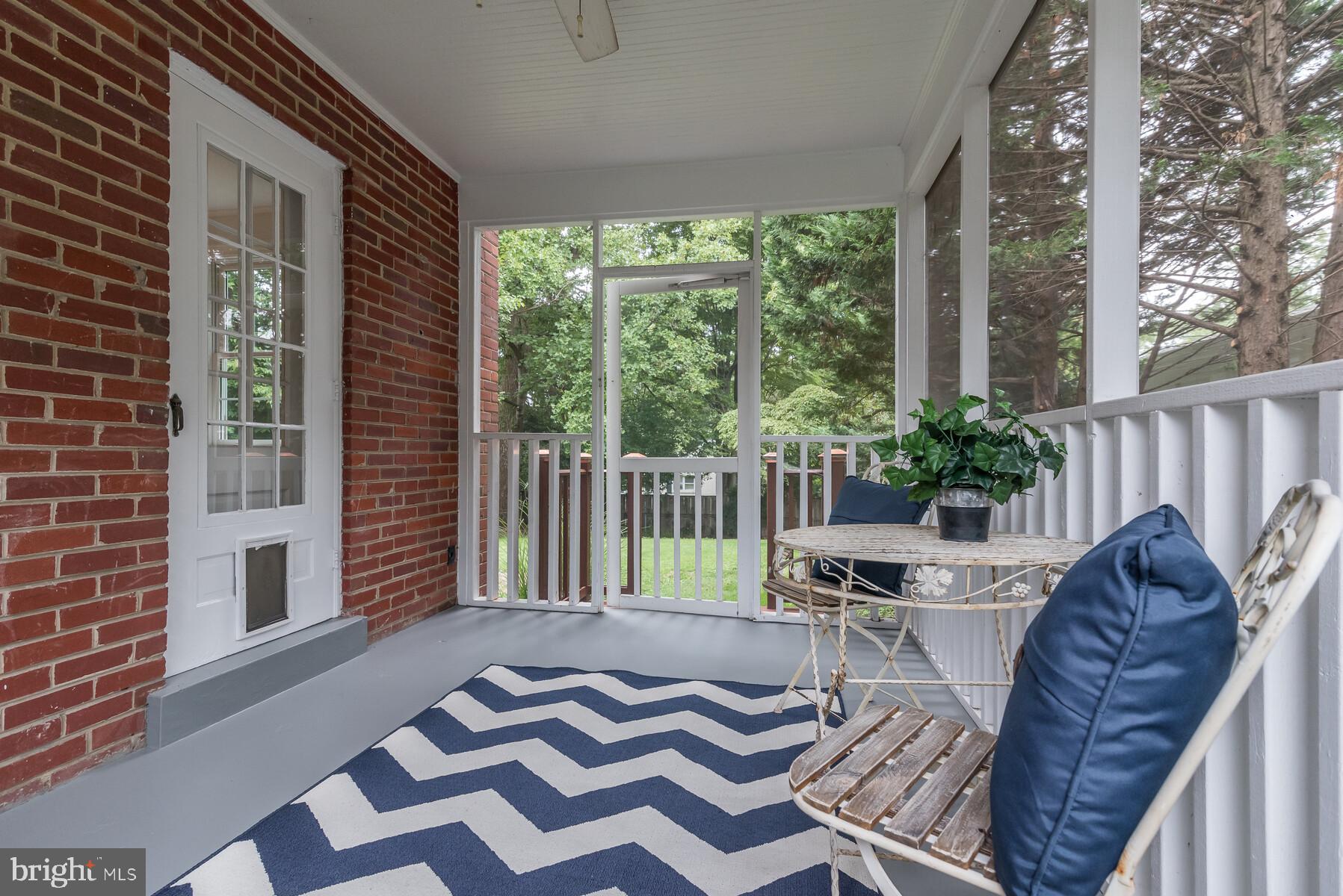 5705 Harwick Road Bethesda, MD 20816 - Photo 8 of 56 Delightful screen porch overlooking backyard